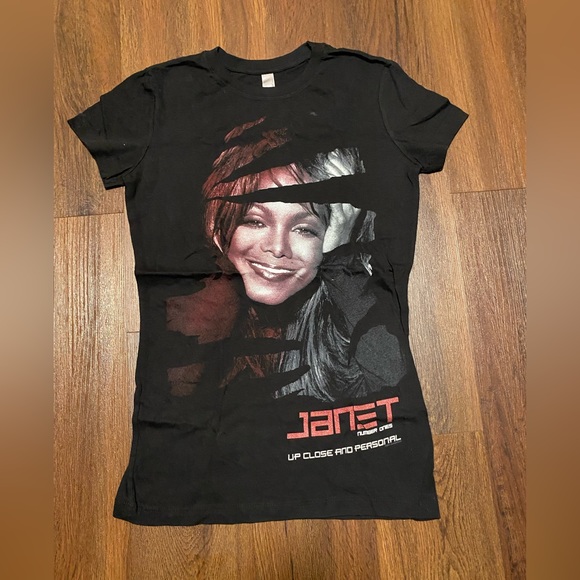 Authentic Janet Jackson up close and personal Black t shirt concert 2011 - Picture 2 of 11